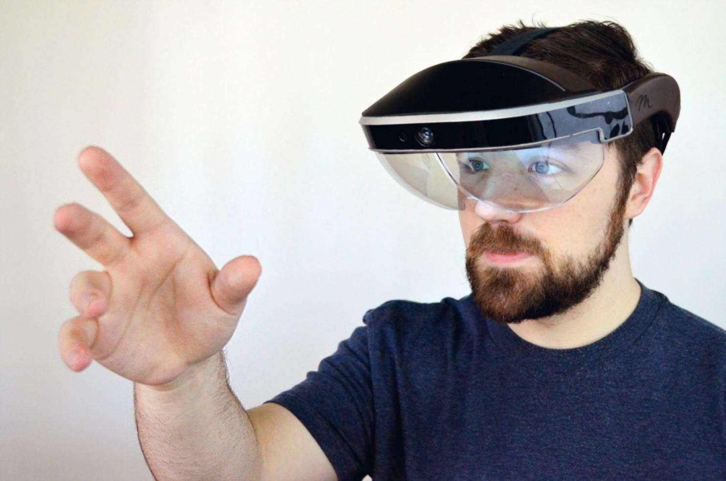 Augmented reality gaming environment with layered digital overlays